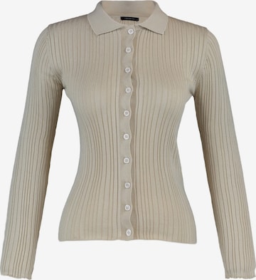 Trendyol Knit cardigan in Beige: front