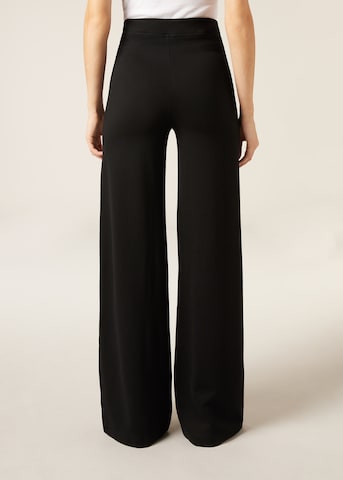 CALZEDONIA Flared Pants in Black