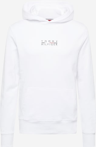 TOMMY HILFIGERSweater majica 'Square' - bijela boja: prednji dio