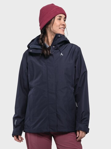 Schöffel Outdoorjas 'Okere' in Blauw: voorkant
