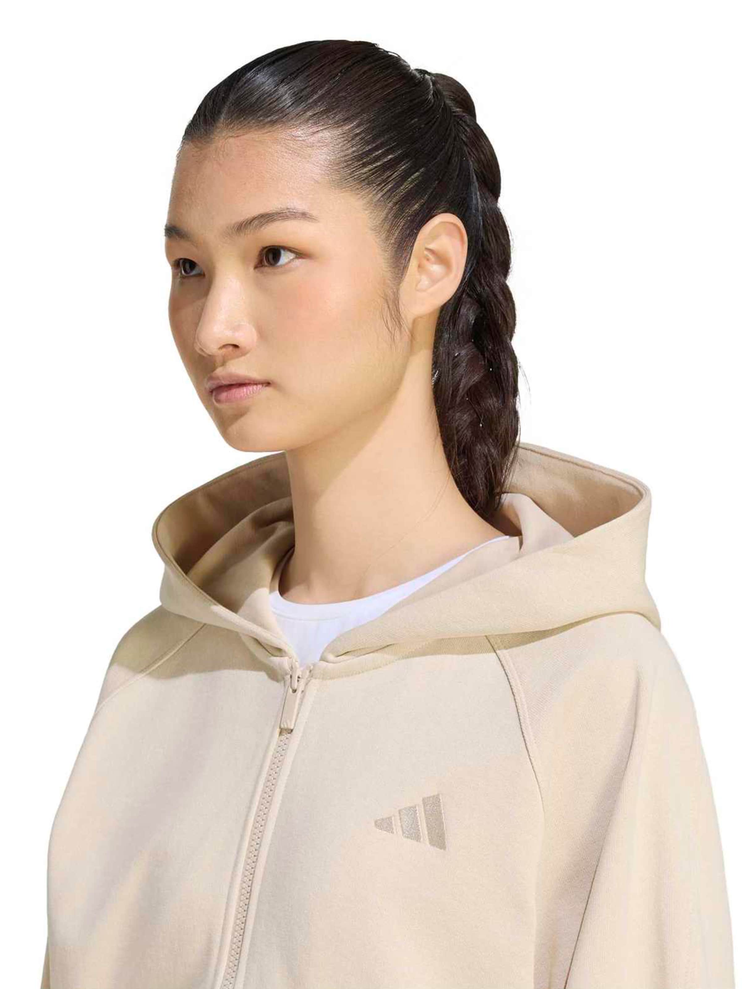 ADIDAS SPORTSWEAR Αθλητική μπλούζα φούτερ σε μπεζ