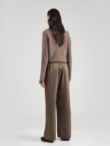 OBJECT - regular Pantalón plisado 'OBJCHILLI' en marrón