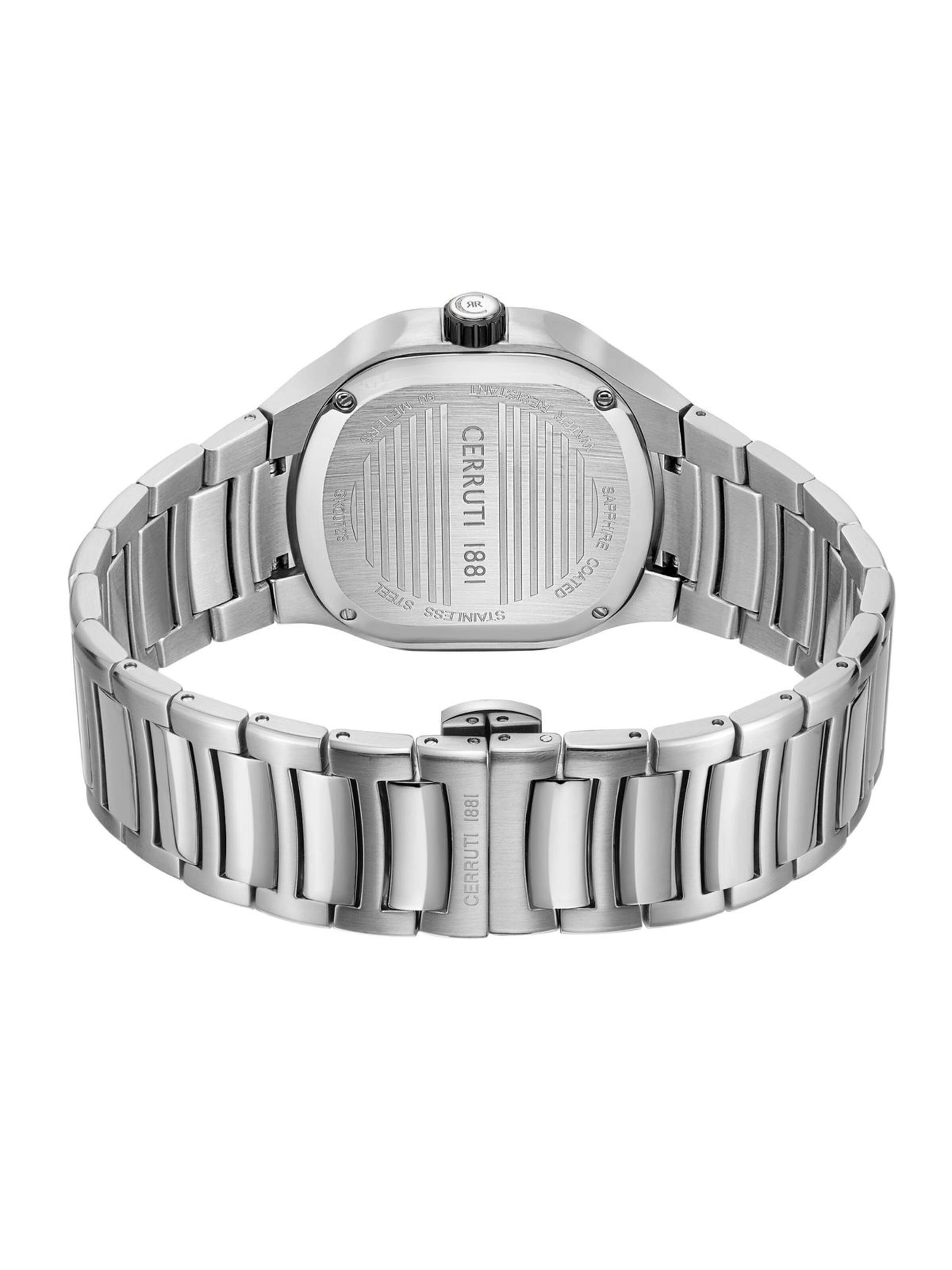 Montre à affichage analogique 'Trento' CERRUTI 1881 en argent
