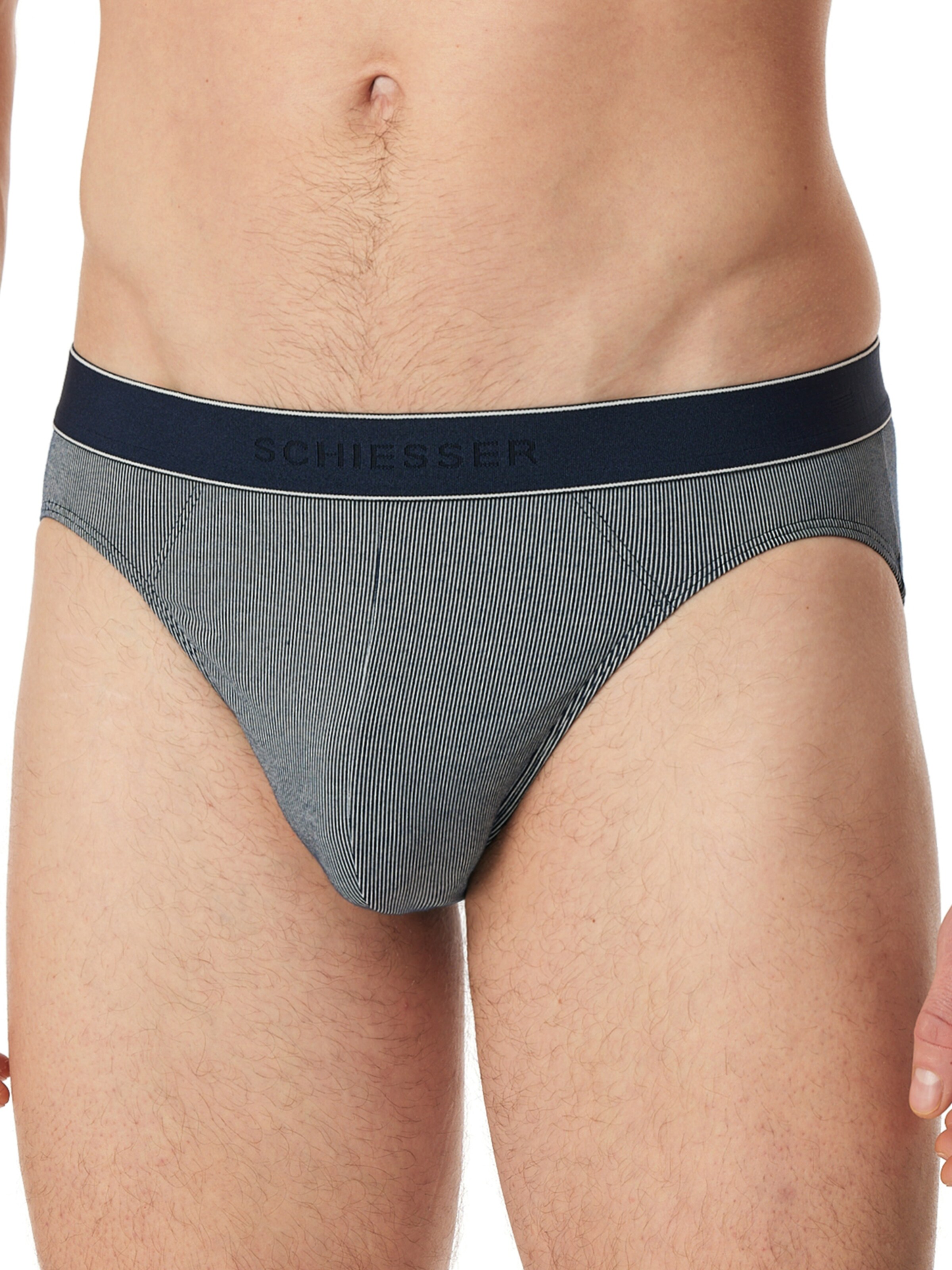 SCHIESSER Slip 'Rio' in Zwart: voorkant