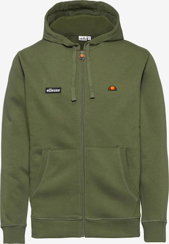 ELLESSE Sweatjacke in Grün: Vorderseite