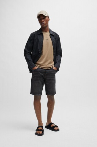 BOSS Regular Shorts 'Re.Maine' in Schwarz
