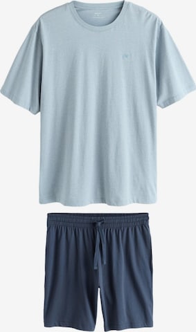 Next Пижама короткая в Синий: спереди