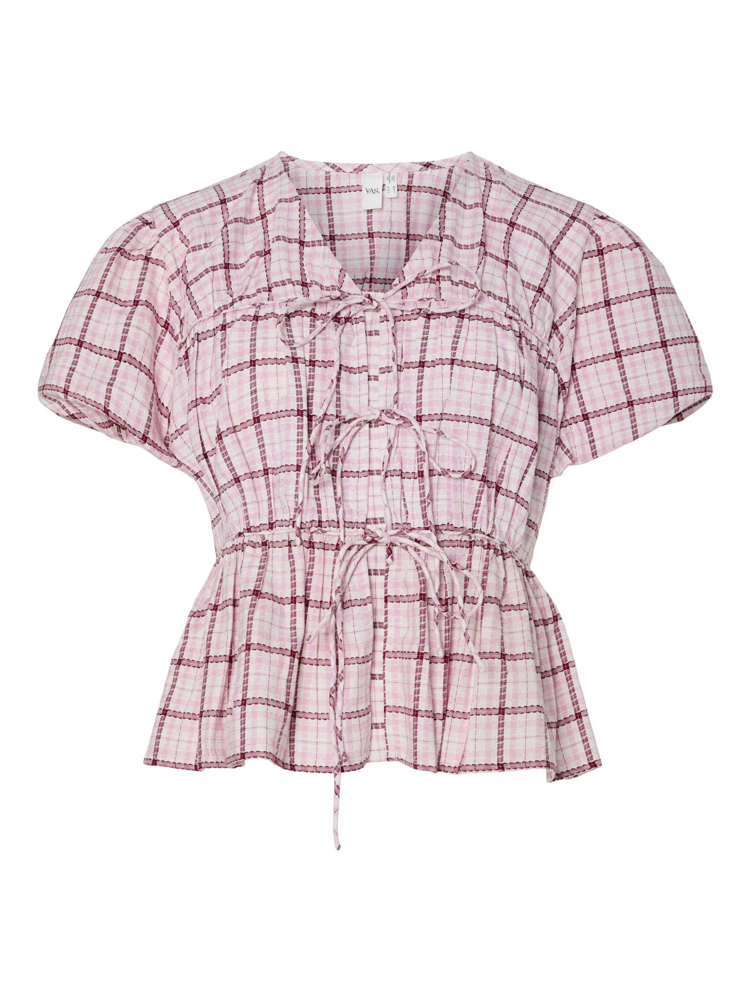 YAS Blusa 'YASLETERA' en XS en rosa / rosa oscuro, Vista del producto