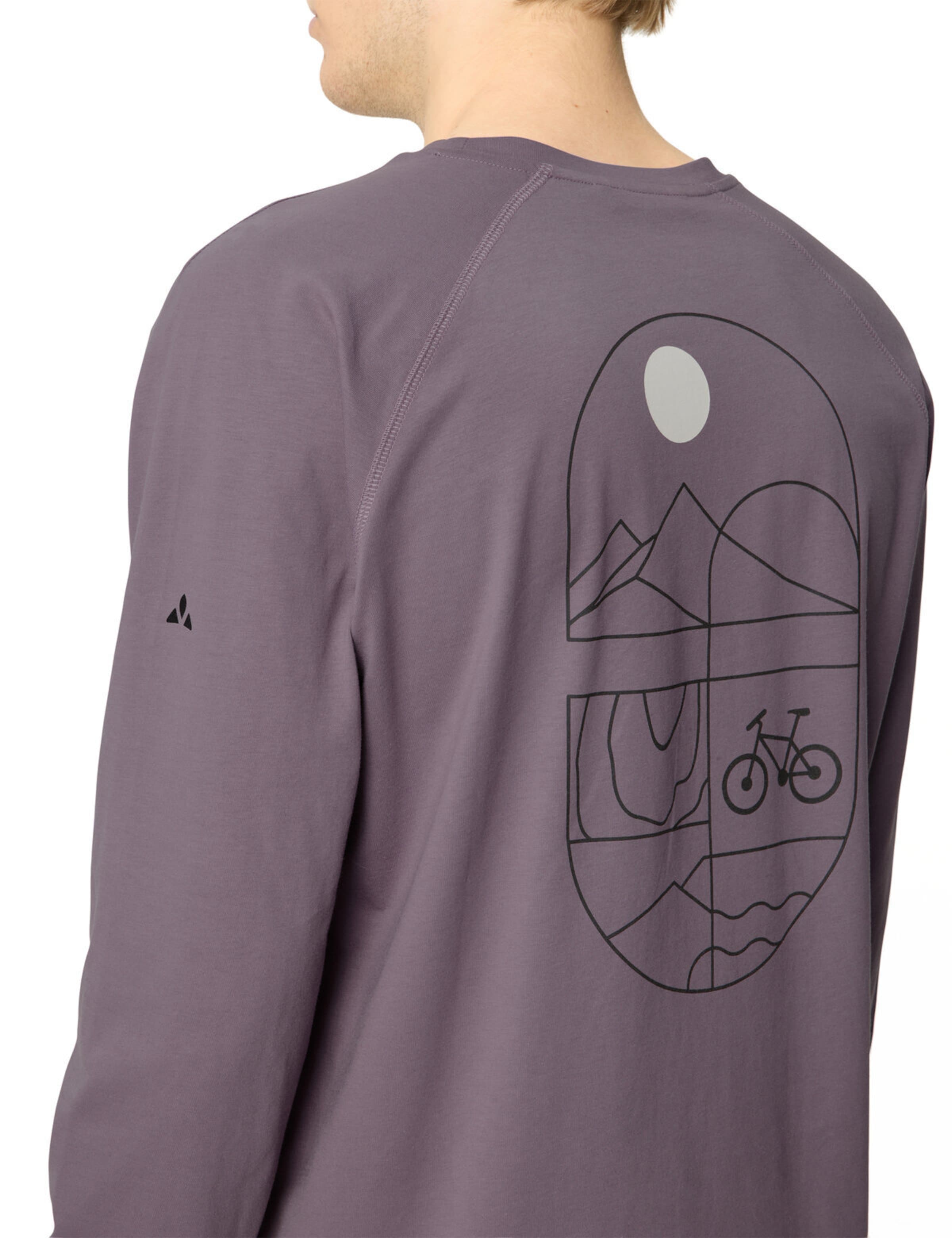 VAUDE Functioneel shirt 'Cyclist' in Lila
