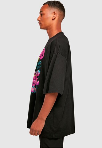 Merchcode Shirt 'SpongeBob SquarePants - Mind Sponge Huge' in Zwart