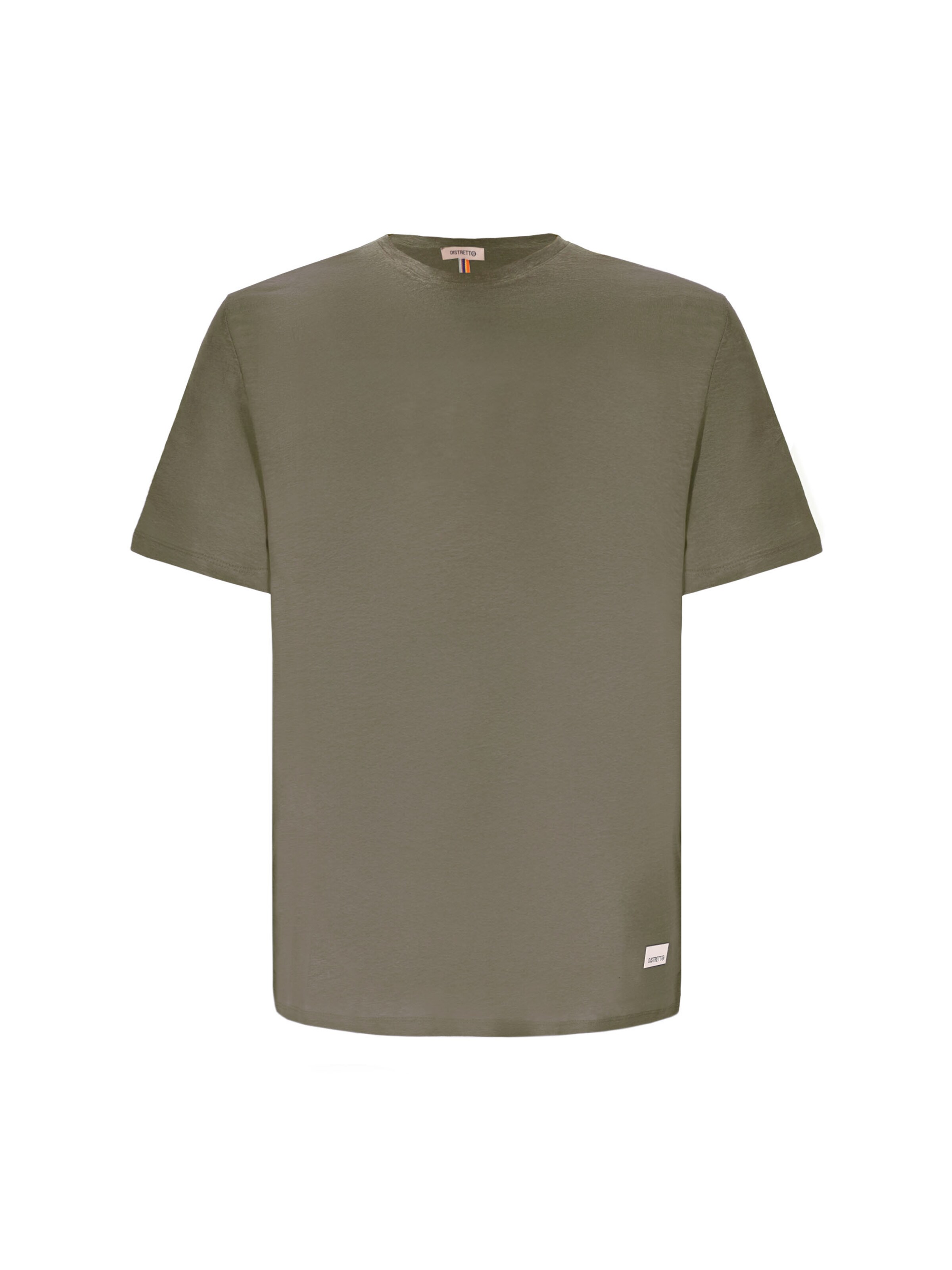 Distretto12 Shirt in Groen: voorkant
