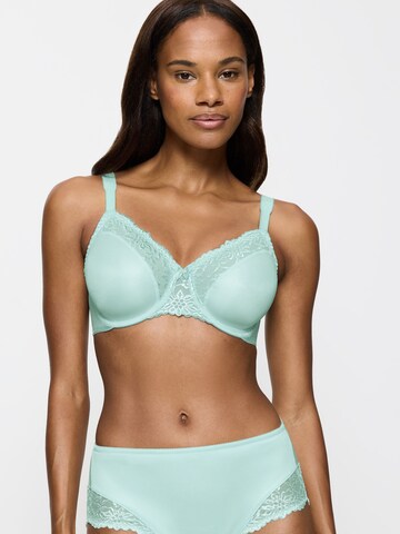 TRIUMPH Minimizer Bügel-BH ' Ladyform Soft ' in Blau: Vorderseite
