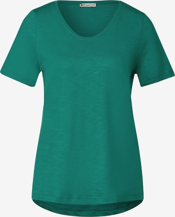 STREET ONE Shirt 'Gerda' in Groen: voorkant