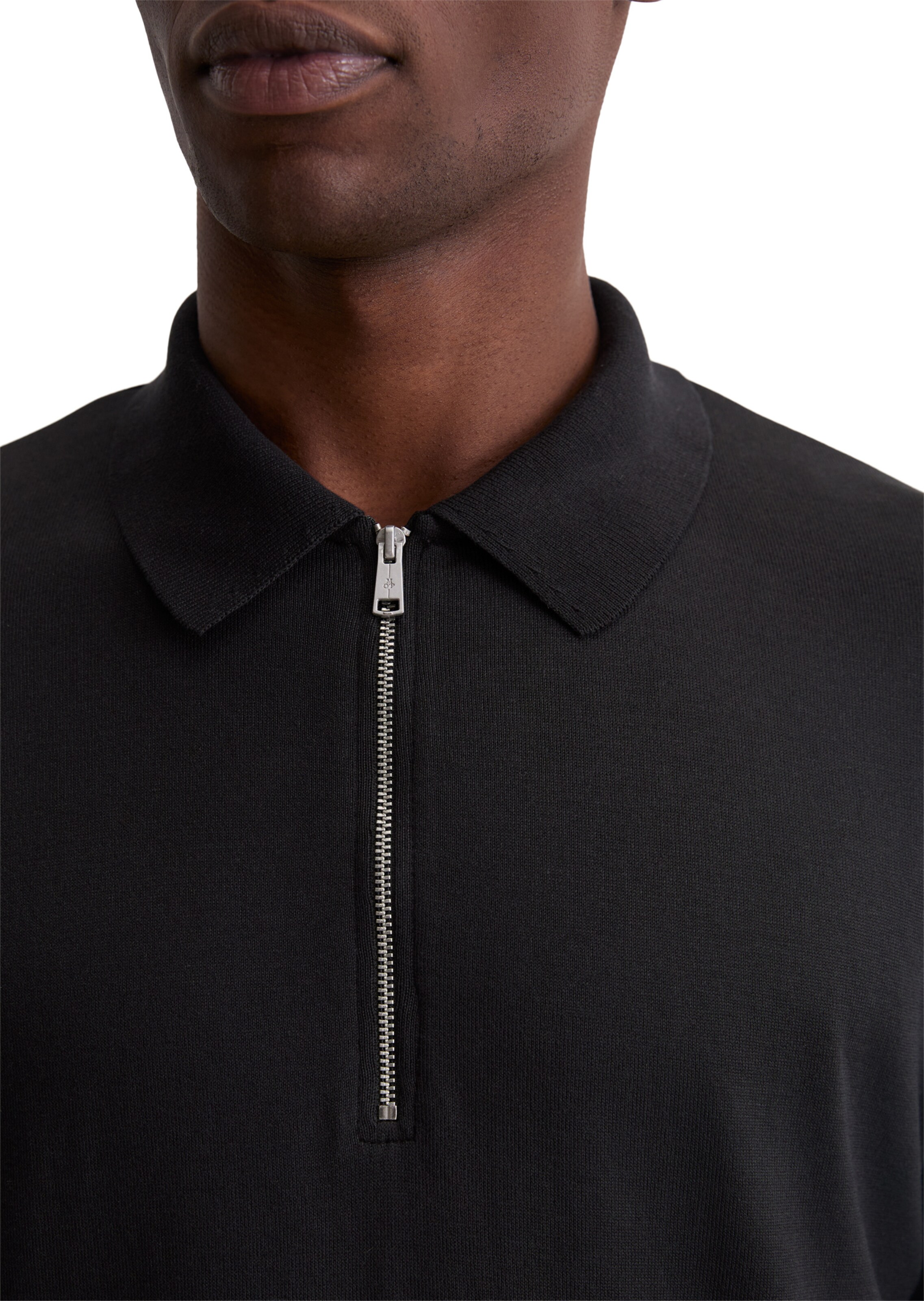 Marc O'Polo Poloshirt in Schwarz