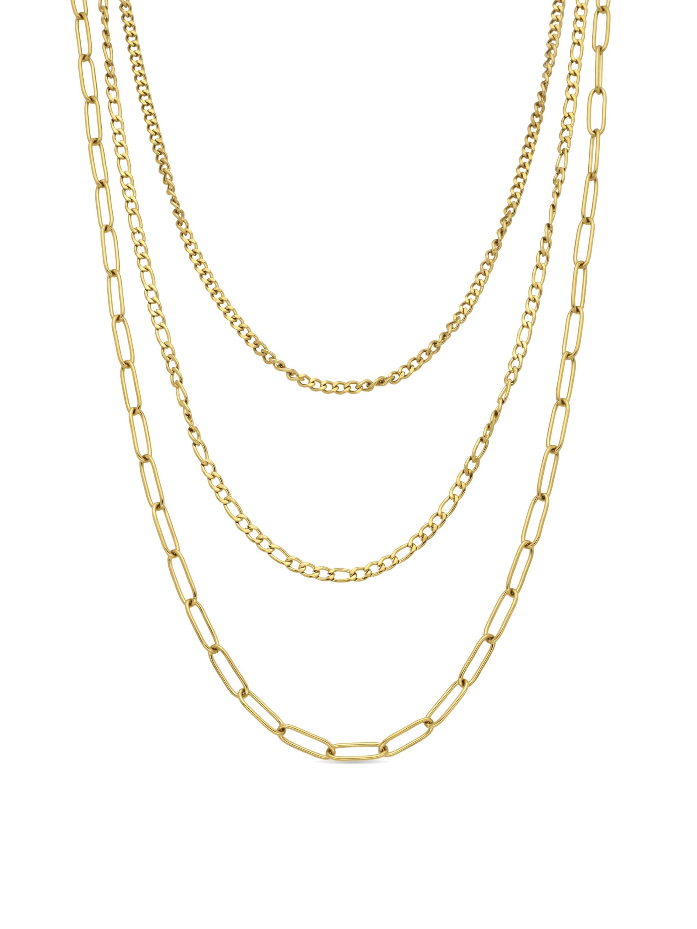 Luxenter Necklace 'Korvia' in Gold