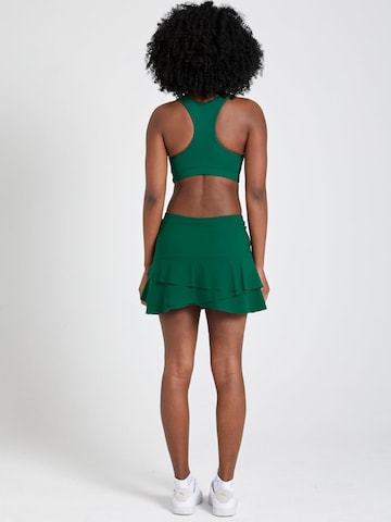 SPORTKIND Bustier Sport bh 'Wide Straps' in Groen