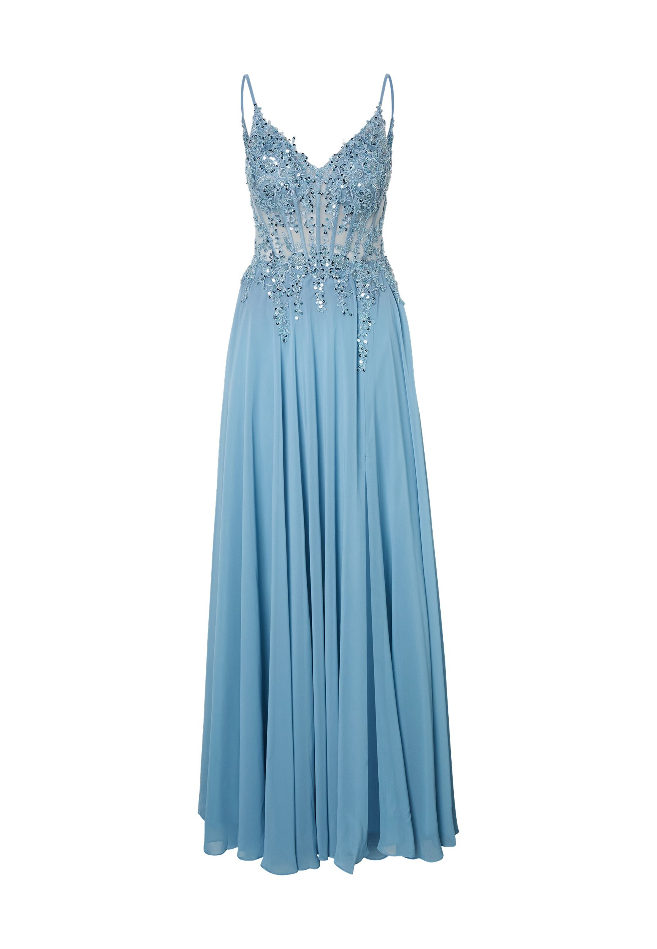 LUXUAR Kleid in Blau: Vorderseite
