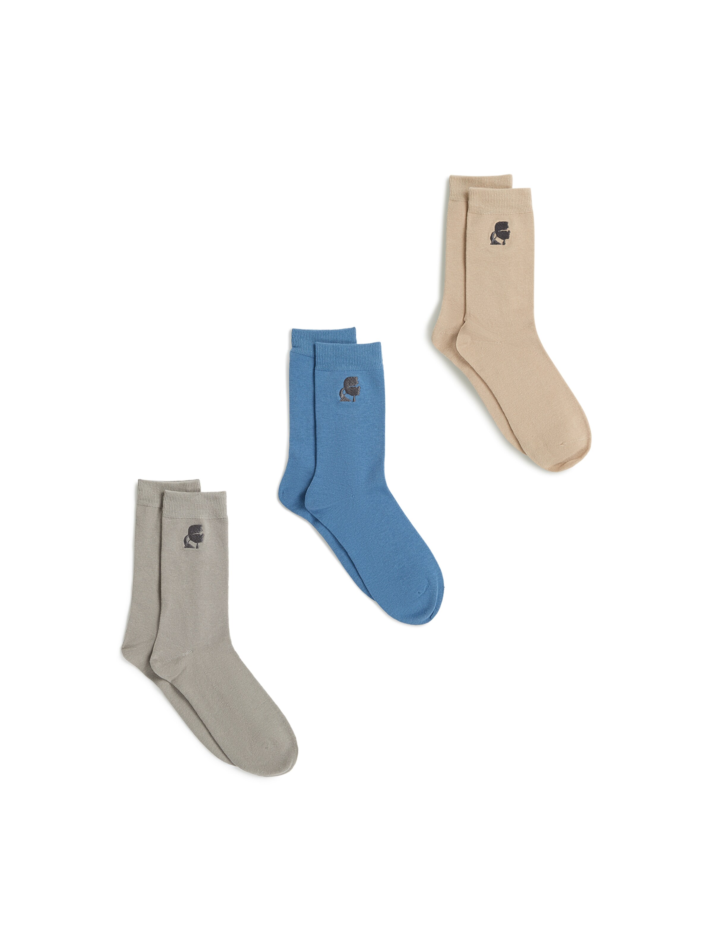 Karl Lagerfeld Κάλτσες ' Kameo-Socken – 3er-Pack ' σε ανάμεικτα χρώματα