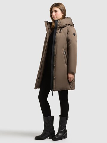 Manteau d’hiver 'Hickle' khujo en marron