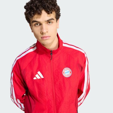 ADIDAS PERFORMANCE Sportjas 'FC Bayern München Anthem' in Rood