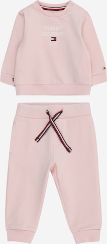 TOMMY HILFIGER Joggingpak in Roze: voorkant