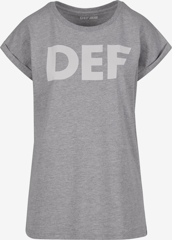 DEF T-Shirt 'Sizza' in Grau: predná strana