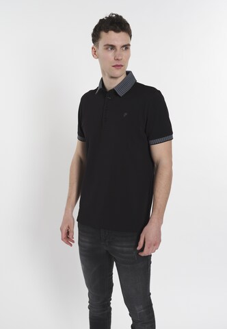 DENIM CULTURE Shirt 'SIDNEY' in Schwarz: predná strana