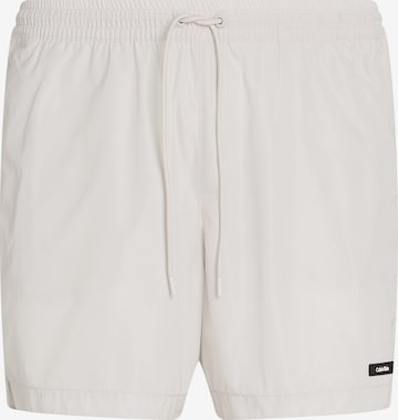 Calvin Klein Swimwear Board Shorts 'Essentials' in Beige: front