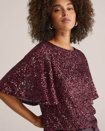 WE Fashion Футболка в Лиловый
