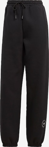 ADIDAS BY STELLA MCCARTNEY Ozke Športne hlače | črna barva: sprednja stran