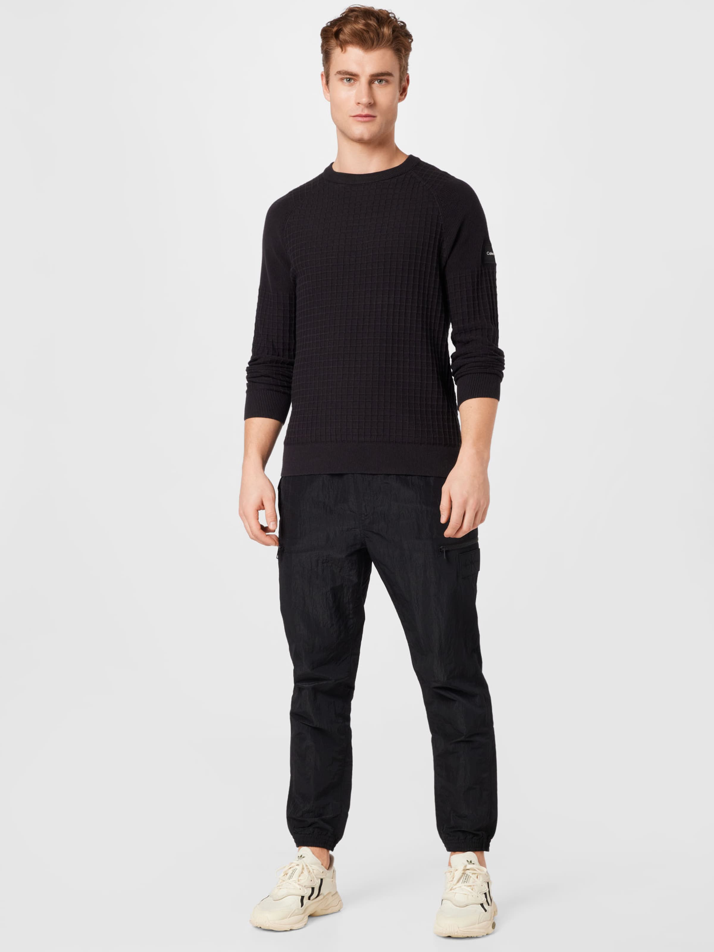 Männer Pullover & Strick Calvin Klein Pullover in Schwarz - LR67299 Männer Pullover & Strick Calvin Klein Pullover in Schwarz - LR67299