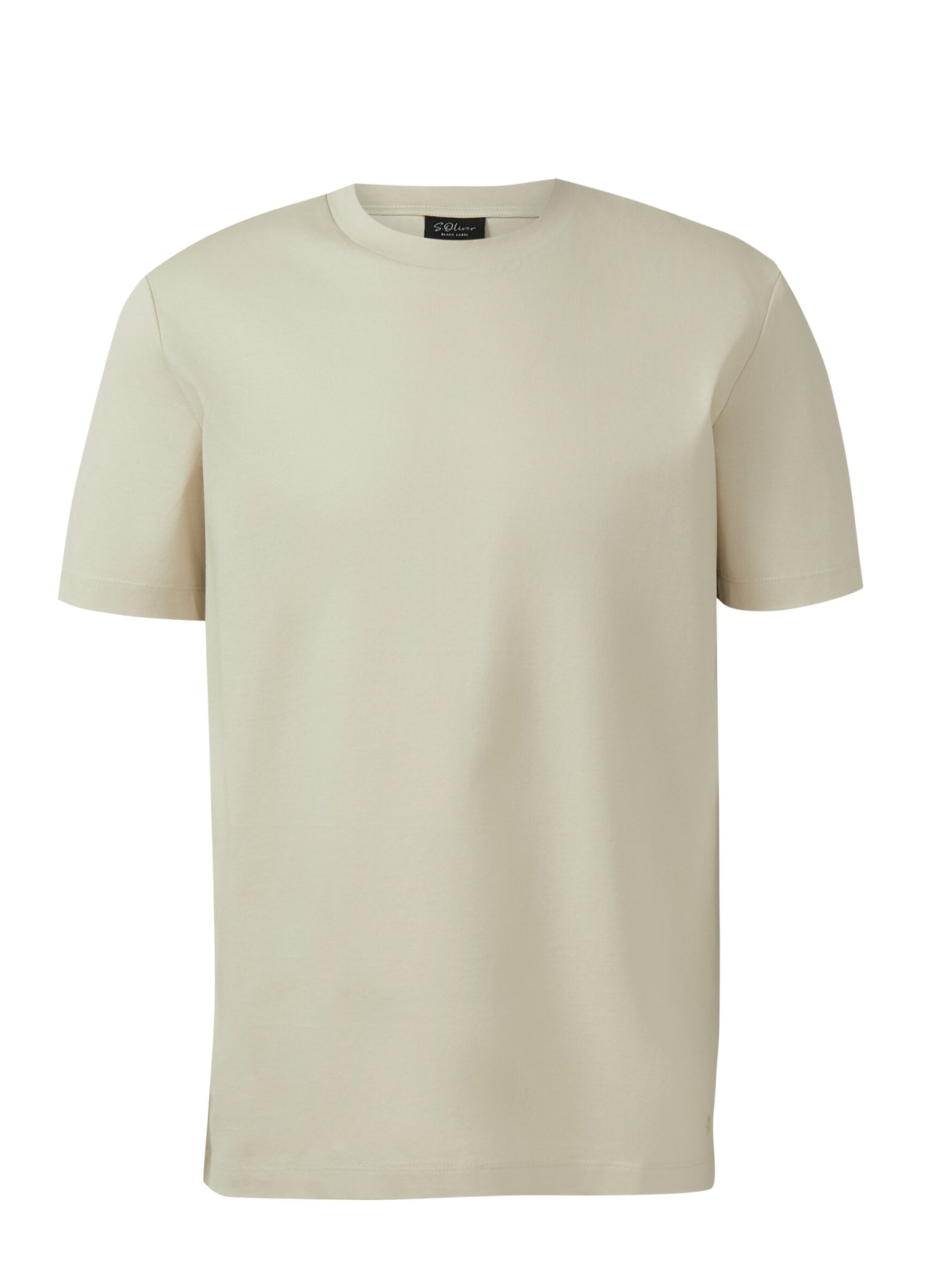 s.Oliver T-Shirt 's.Oliver BLACK LABEL - Heren t-shirt' en XXL en crème, Vue avec produit
