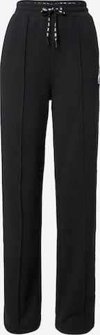 About You x Ellesse Wide leg Pants 'Savannti' in Black: front