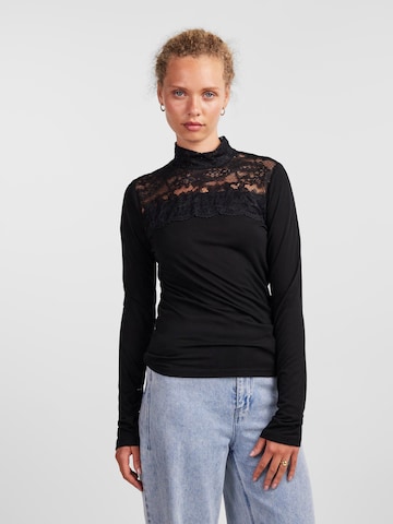 PIECES Shirt 'MOLLY' in Black: front