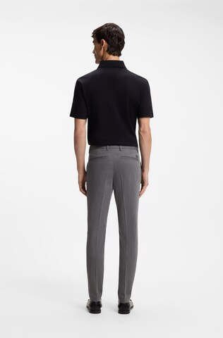BOSS Slim fit Pleated Pants 'H-Kaiton' in Grey