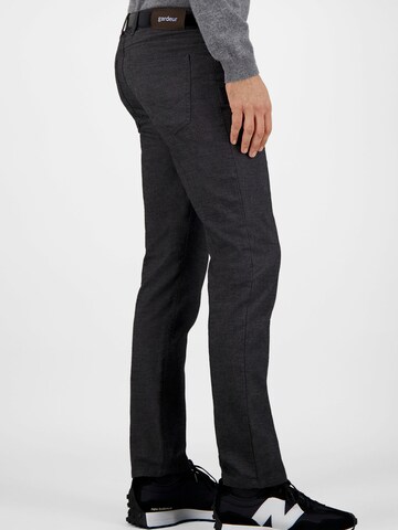 Gardeur Slim fit Trousers 'Bill' in Grey