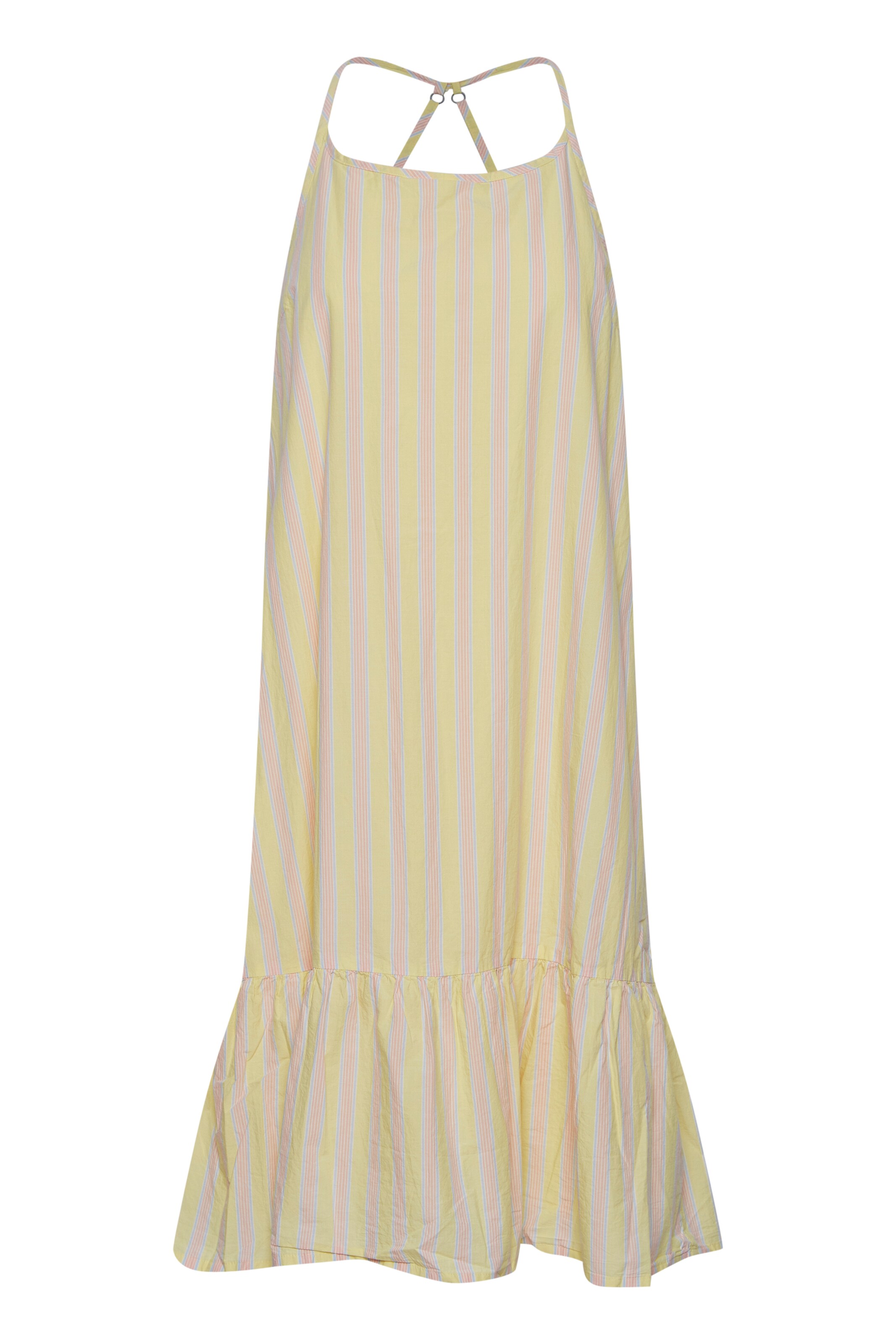 b.young Kleid 'Gamine' in hellblau / gelb / rosa / weiß, Produktansicht