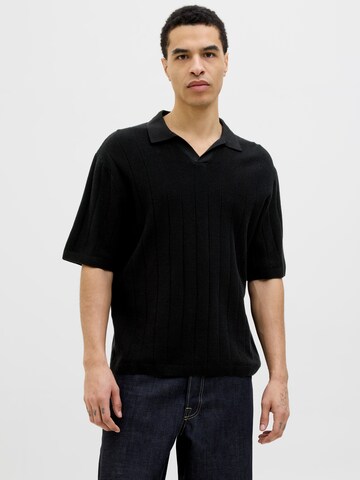 JACK & JONES - Camiseta en negro: frente