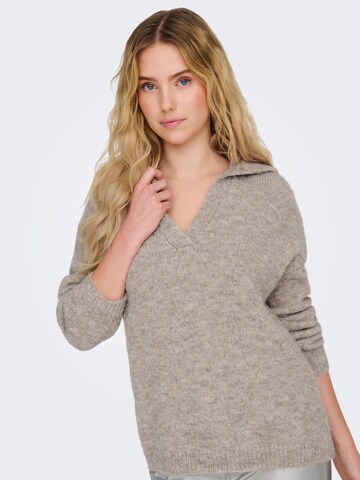 ONLY Pullover 'ONLMaggie' i brun