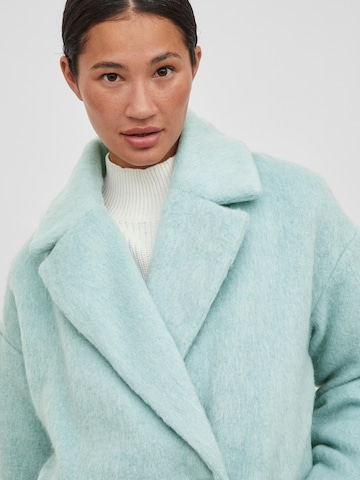 VILA Between-Seasons Coat 'Alissi' in Blue