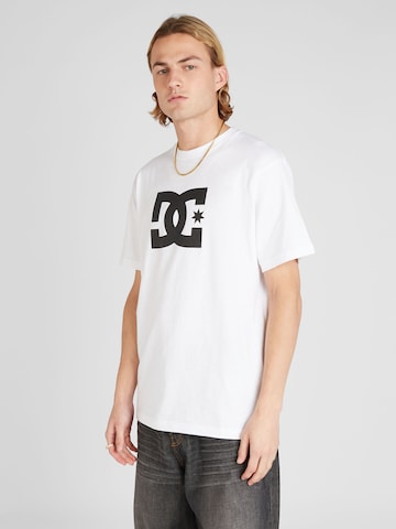 T-Shirt DC Shoes en blanc : devant