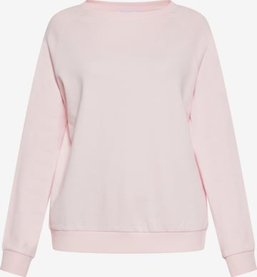 usha BLUE LABEL Sweatshirt in Roze: voorkant