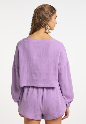 Tenue d'intérieur IZIA en violet