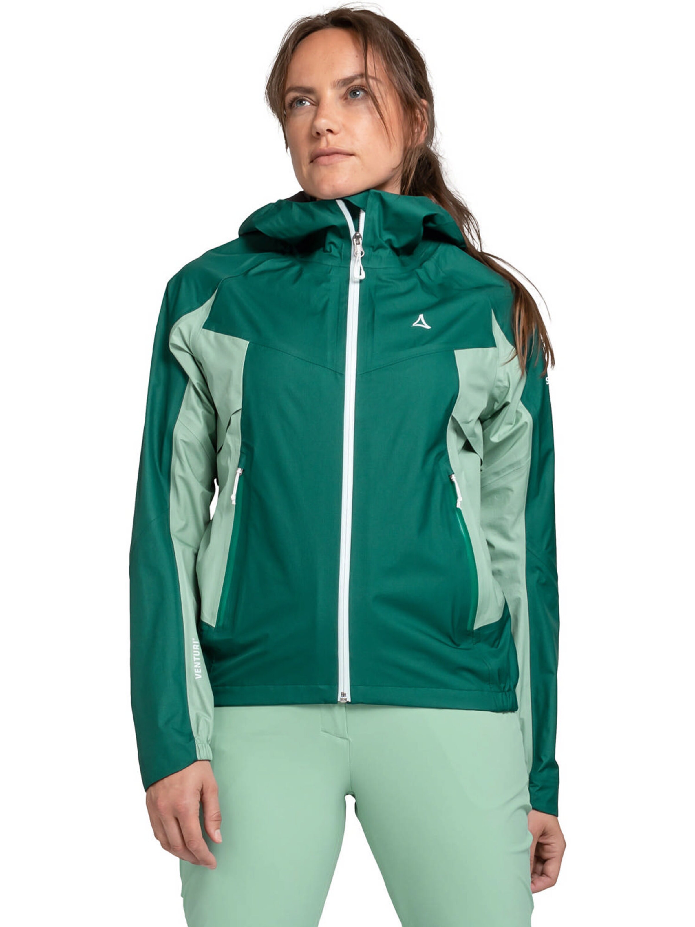 Giacca per outdoor 'Ryten' di Schöffel in verde: frontale