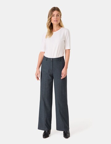 GERRY WEBER Wide Leg Hose in Blau