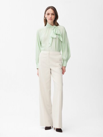 Regular Pantalon à plis adl en beige