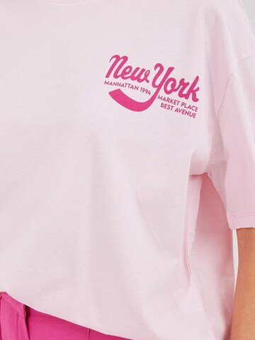 T-shirt 'T-Shirts' Bigdart en rose