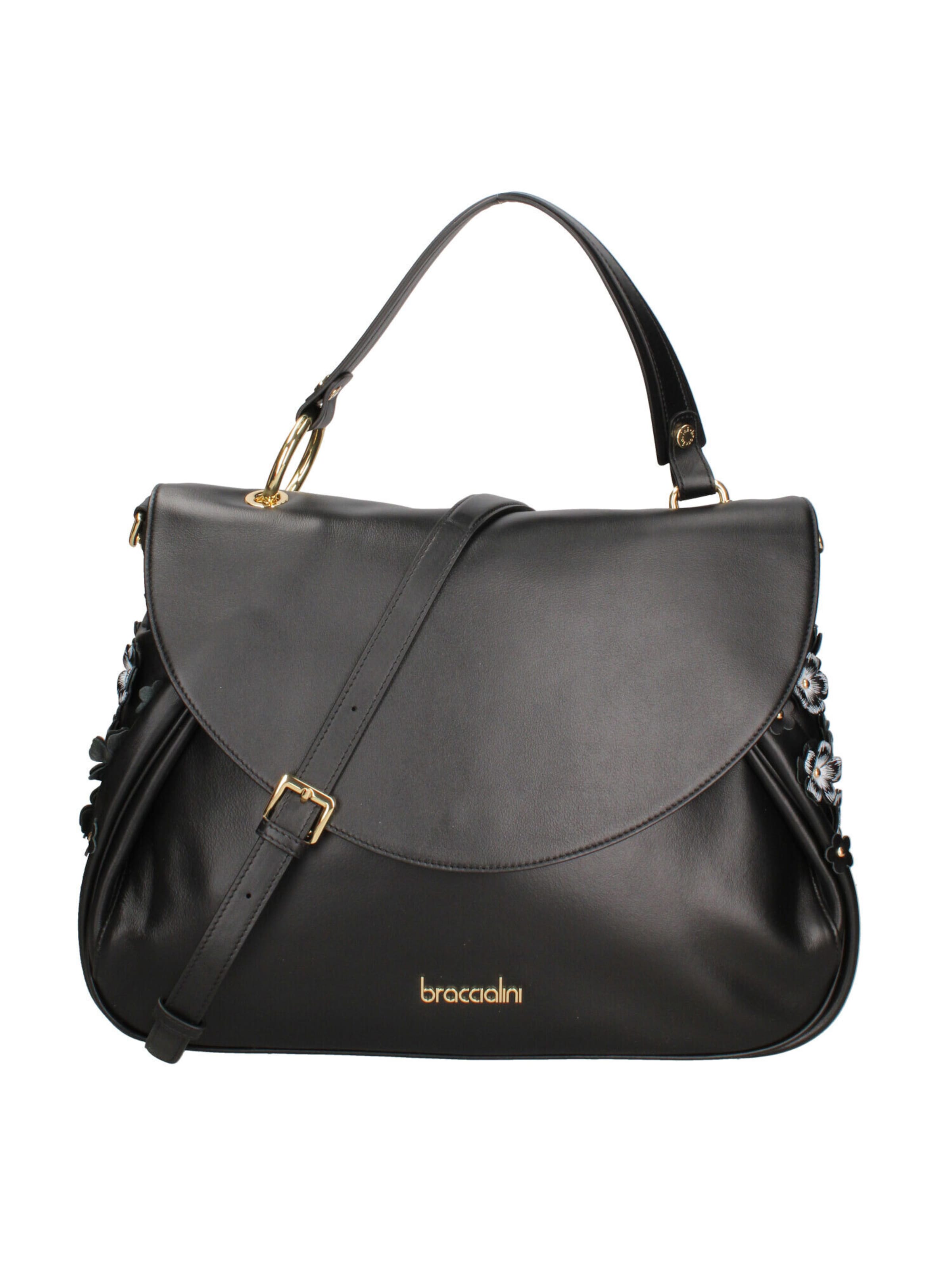 Braccialini Handtas in Zwart: voorkant