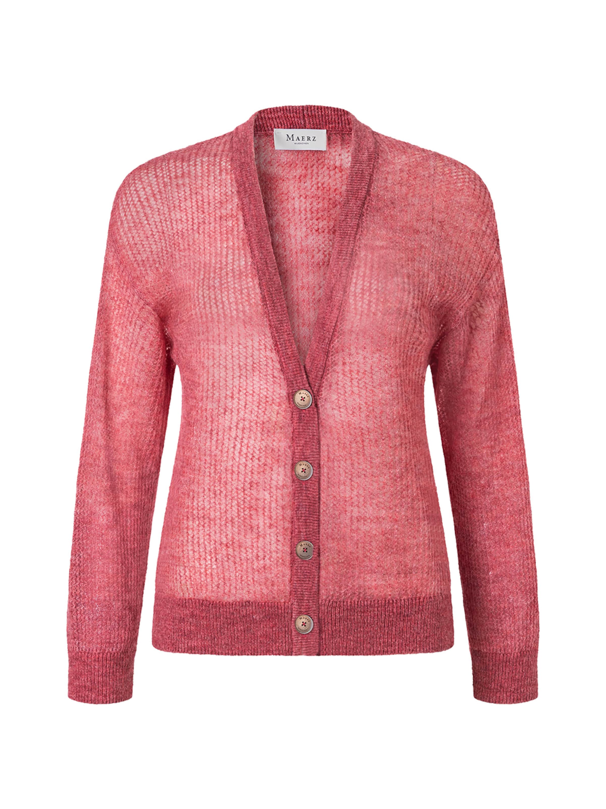 Cardigan MAERZ Muenchen en rose : devant