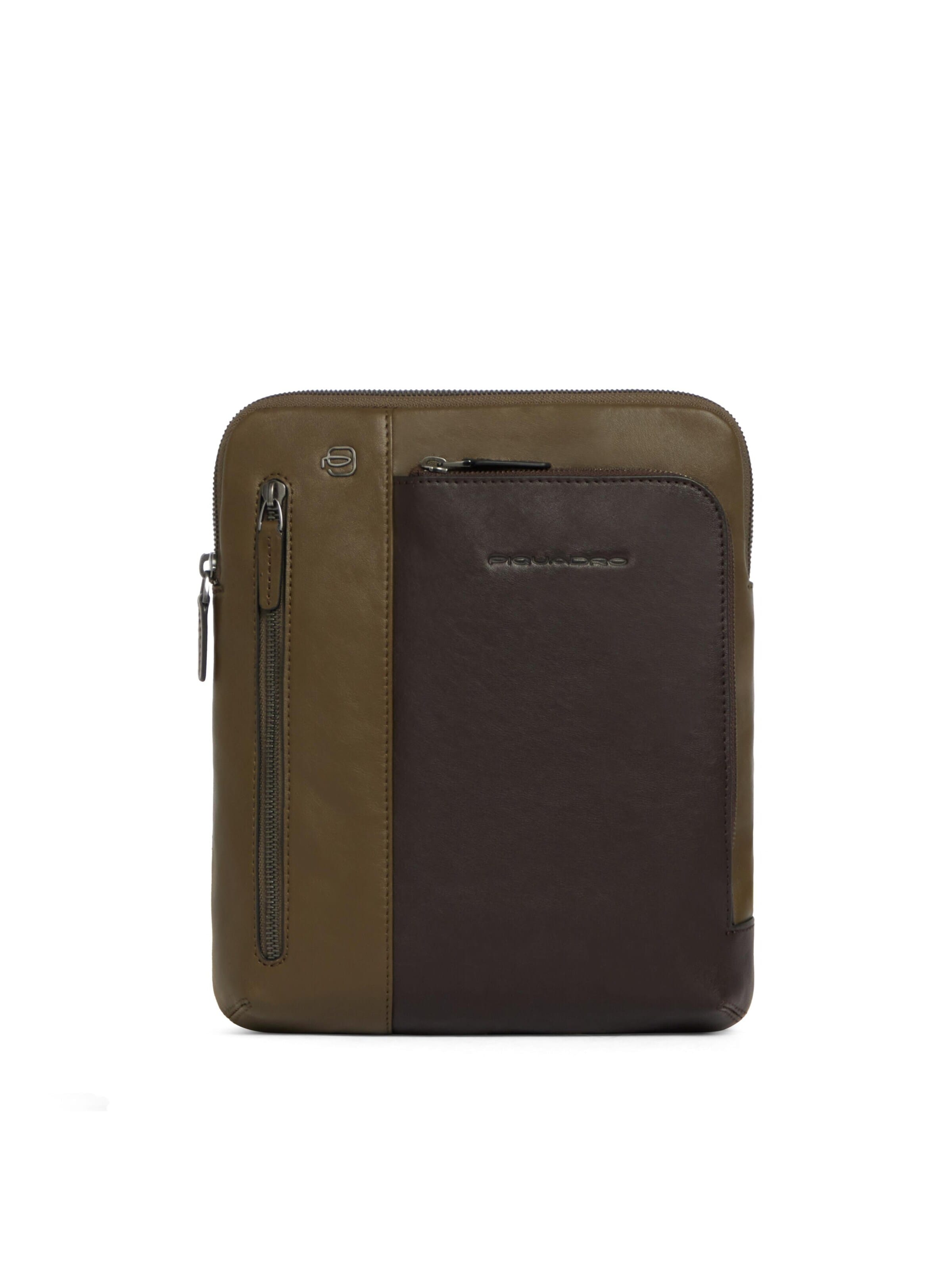 Piquadro Skuldertaske i grøn: forside